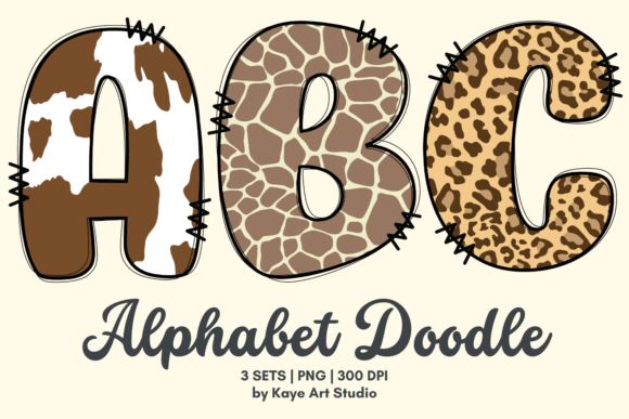Animal Skin Alpha Clip Art Sublimation: Bold, Wild Designs