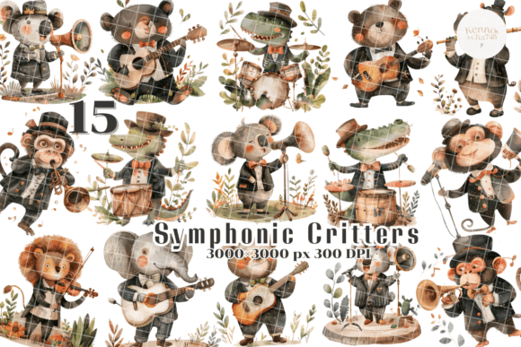 Bringing Music to Life: The Animal Musicians Art Collection