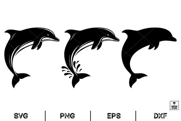 Capturing Movement: The Power of a Dolphin Silhouette in Design