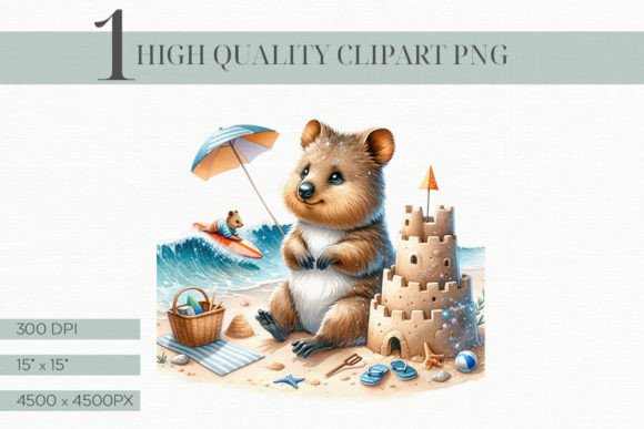 Cute Australian Animal Illustration: A Quokka for Your Creative Projects