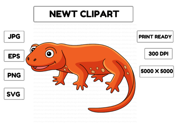 Newt Animal Colored Cartoon Illustration: A Designer's Guide