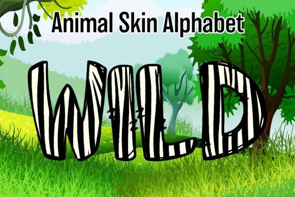 Safari Animal Alphabet Doodle Zebra: A Playful Design Asset