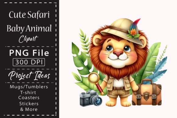 Watercolor Safari Animal Clipart: Essential Design Assets